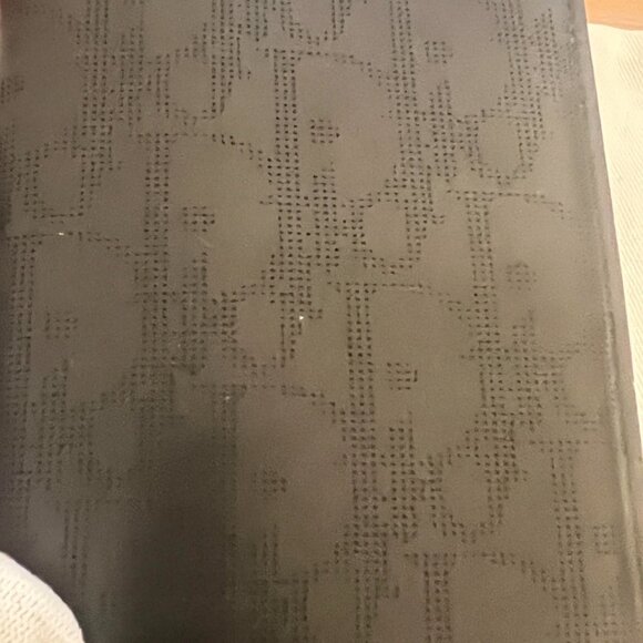 $1495 Authentic DIOR by CHRISTIAN DIOR Made in ITALY Unisex Black Leather Wallet - Picture 4 of 12